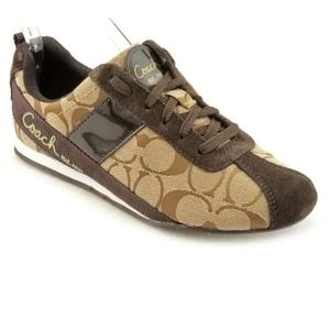Women’s Coach "Hadley" Brown Sneakers.